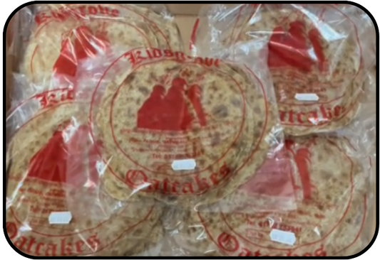 30 Fresh Staffordshire Oatcakes (Vacuum Packed)